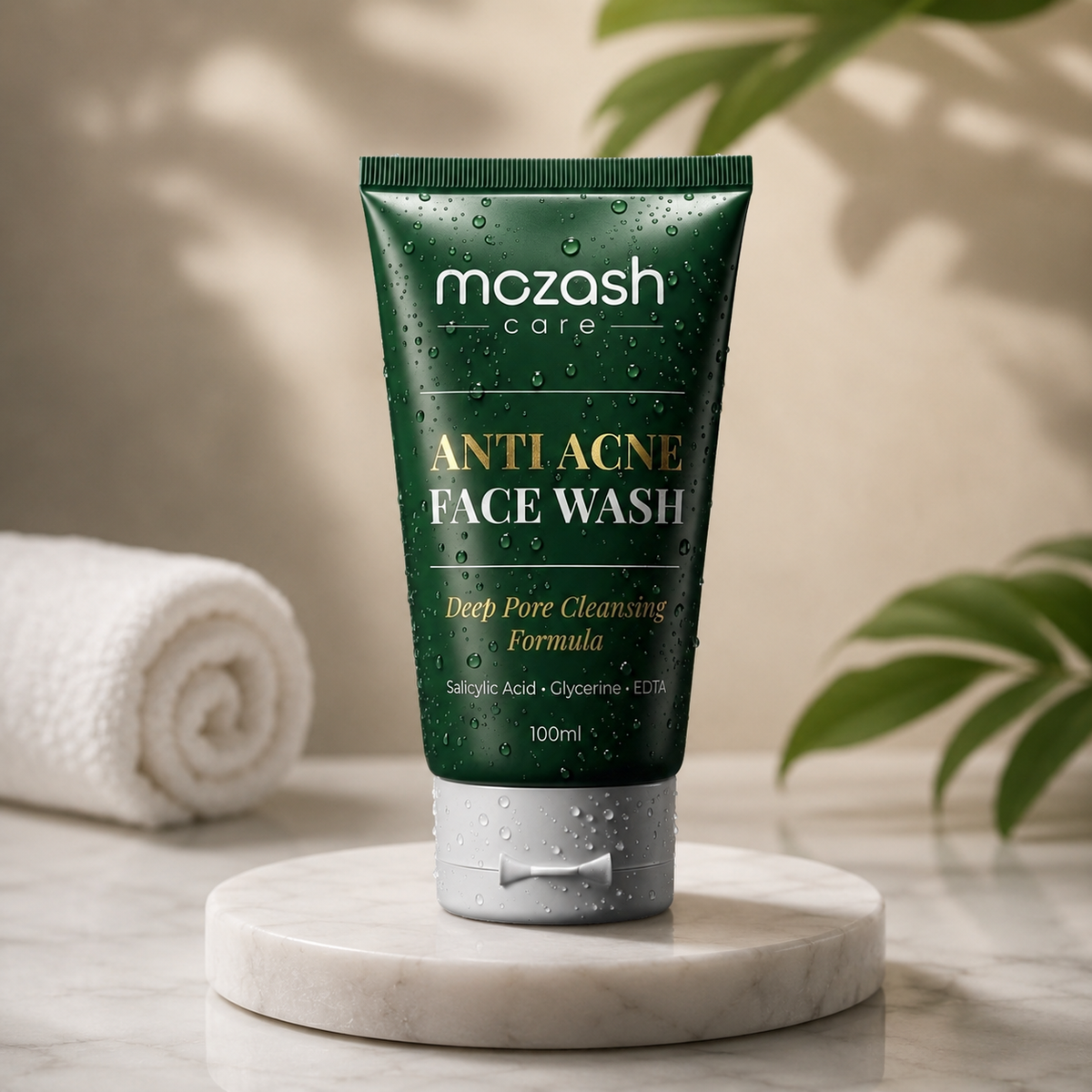 MOZASH CARE Anti Acne Face Wash — Deep Pore Cleansing Formula