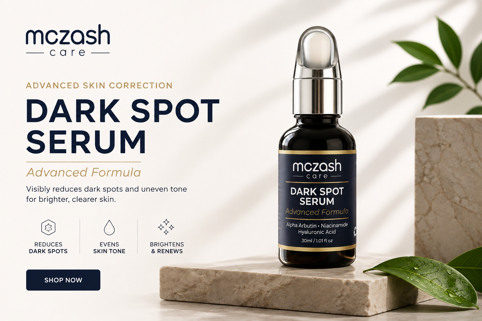 MOZASH CARE Dark Spot Serum — Advanced Brightening Formula