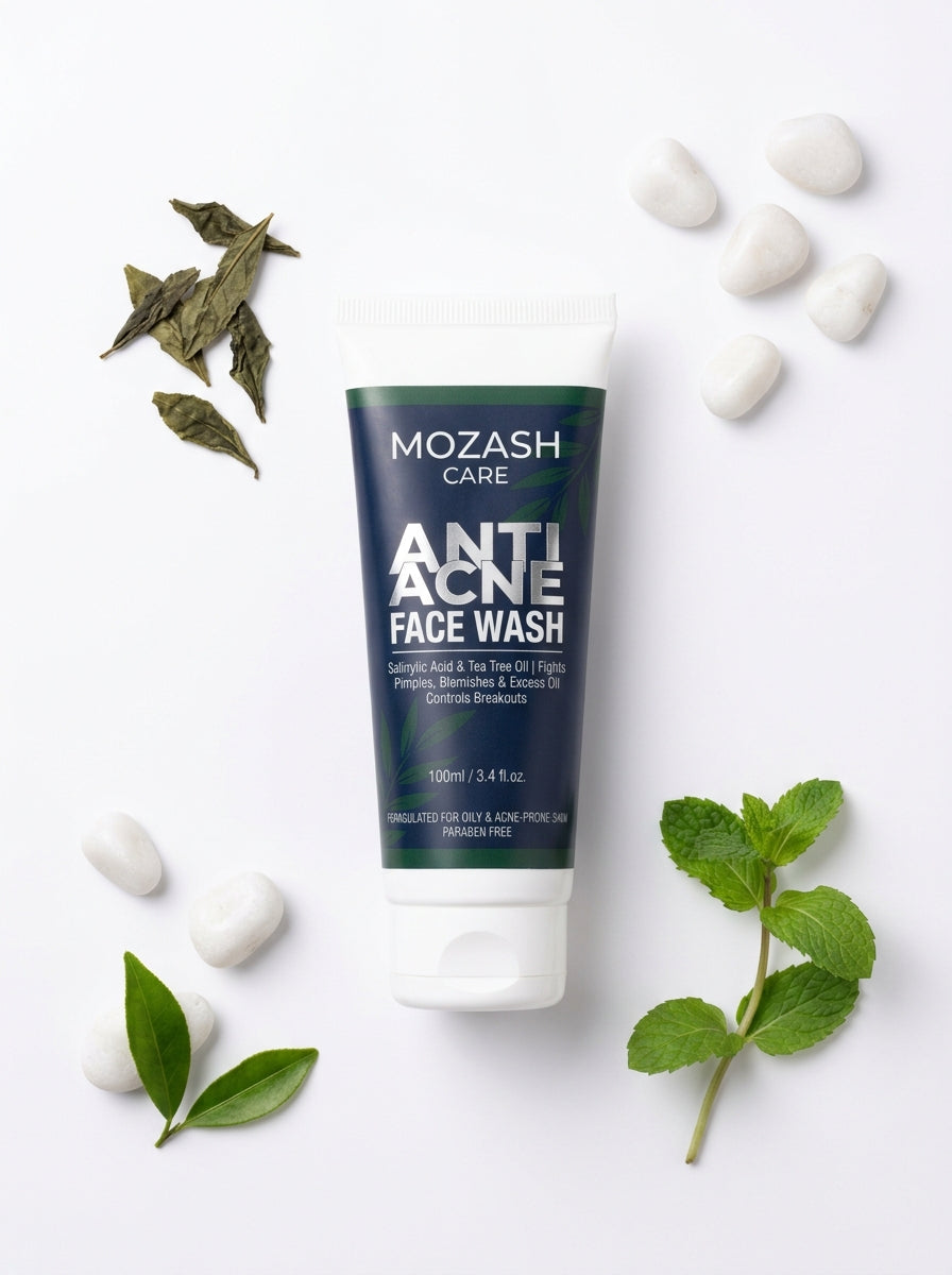 MOZASH CARE Anti Acne Face Wash — Deep Pore Cleansing Formula