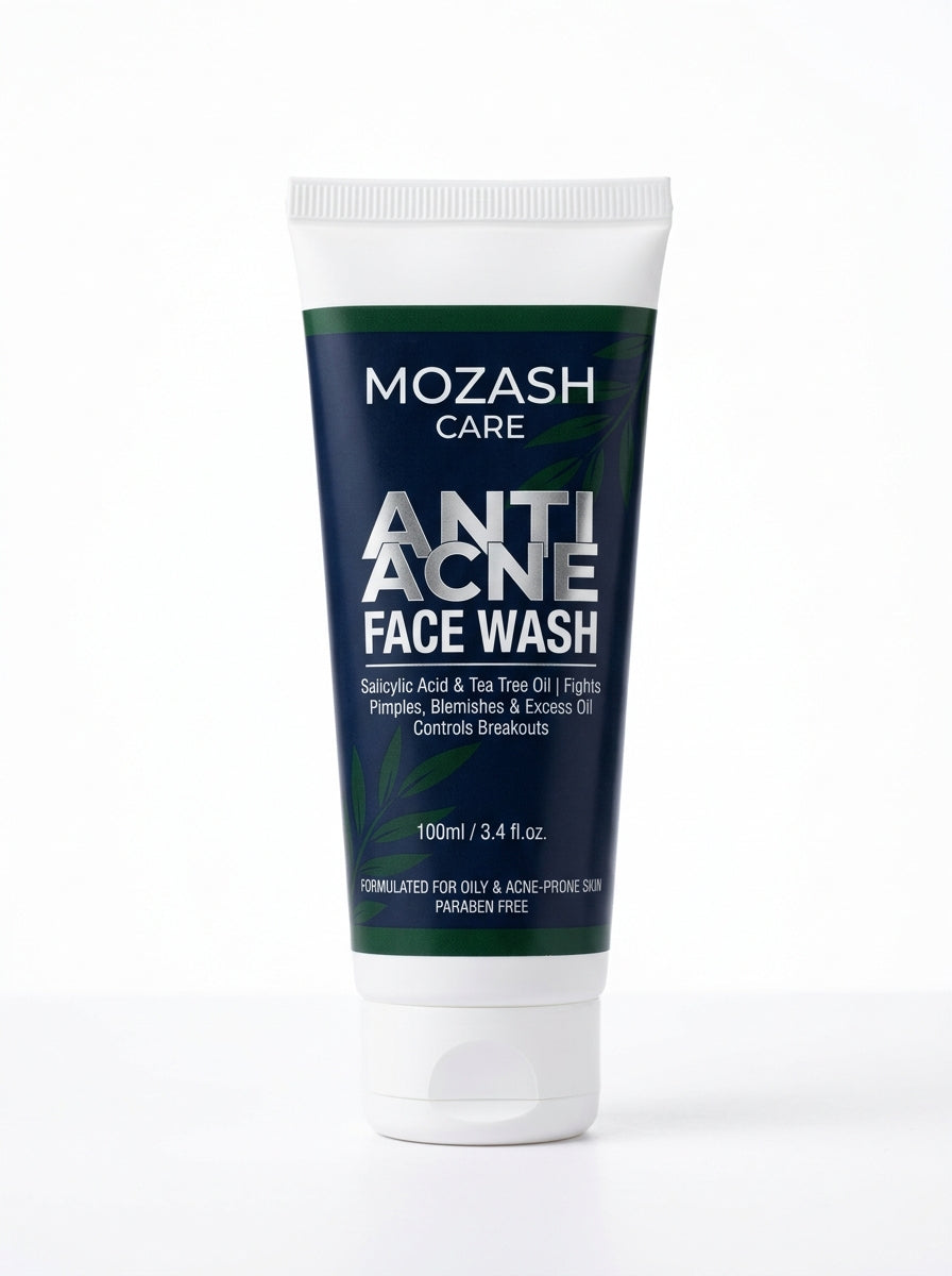MOZASH CARE Anti Acne Face Wash — Deep Pore Cleansing Formula